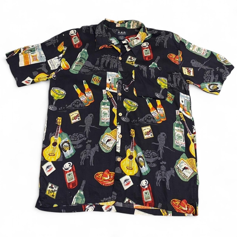 Vintage K.A.D. Tequila Rayon Shirt